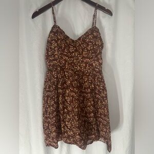 Aeropostale Brown Midi Sundress